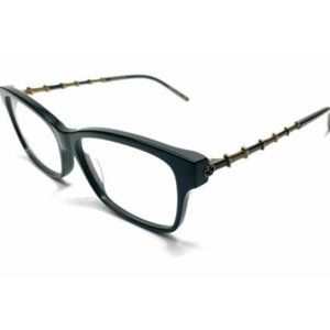 Gucci Women's Black and Gold Eyeglasses!